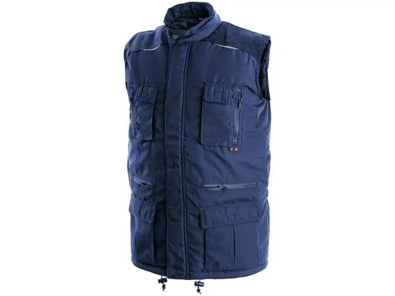 Pánská zimní vesta OHIO, modrá, vel. 3XL